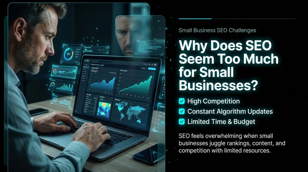 Why does SEO seem to be too much for small businesses?