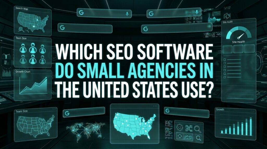 Which SEO software do small agencies in the United States use? 