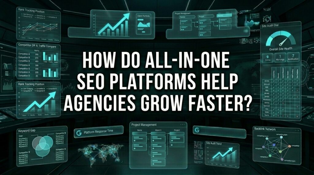How do all‑in‑one SEO platforms help agencies grow faster? 
