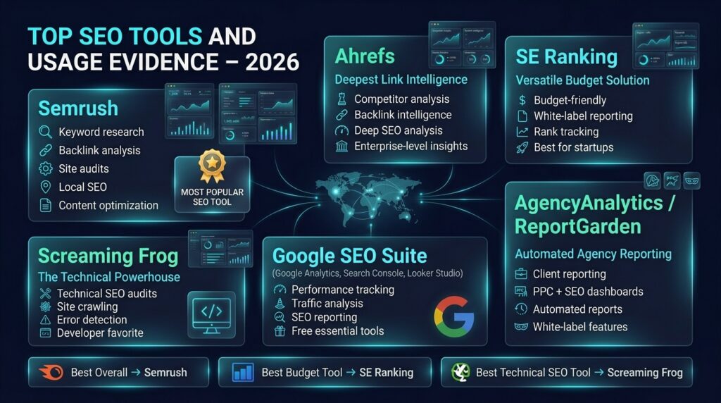 Top Tools and Usage Evidence