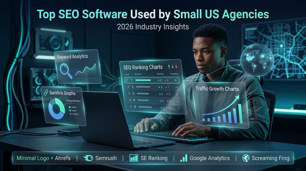 Which SEO software do small agencies in the United States use? 