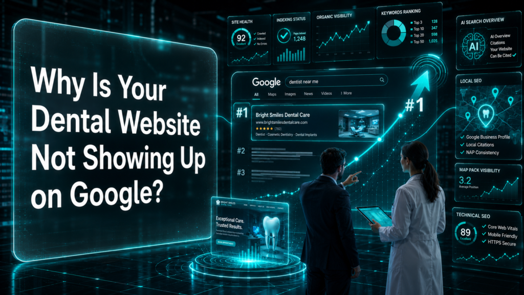 Why Is Your Dental Website Not Showing Up on Google?