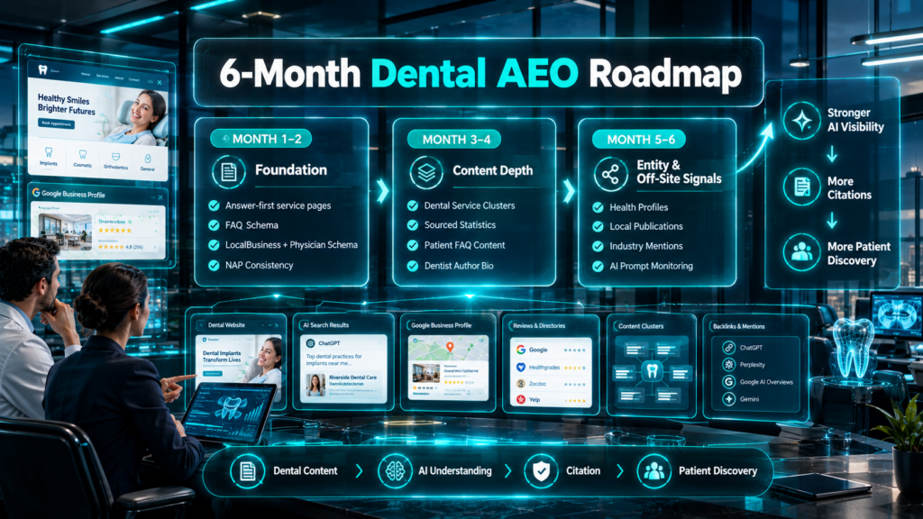 6 month dental aeo roadmap