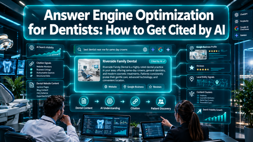 Answer Engine Optimization for Dentists: How to Get Cited by AI