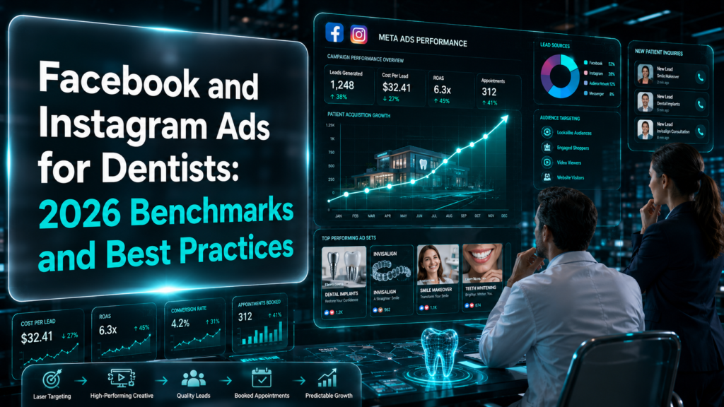 Facebook and Instagram Ads for Dentists: 2026 Benchmarks and Best Practices