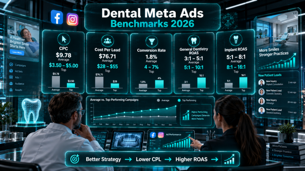 The 2026 Meta Ads Benchmark Numbers for Dental Practices