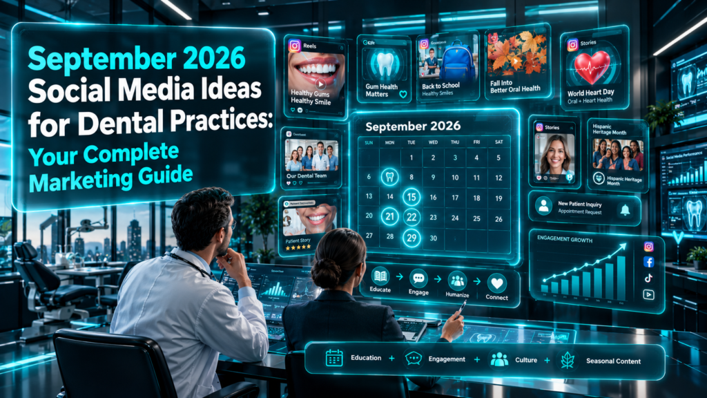 September 2026 Social Media Ideas for Dental Practices: Your Complete Marketing Guide